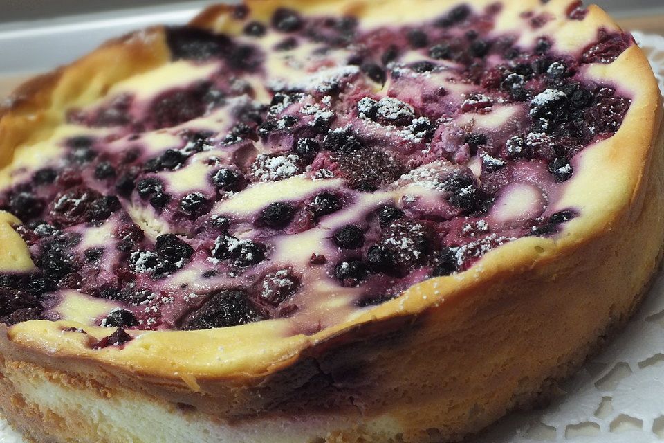 Beeren-Cheesecake