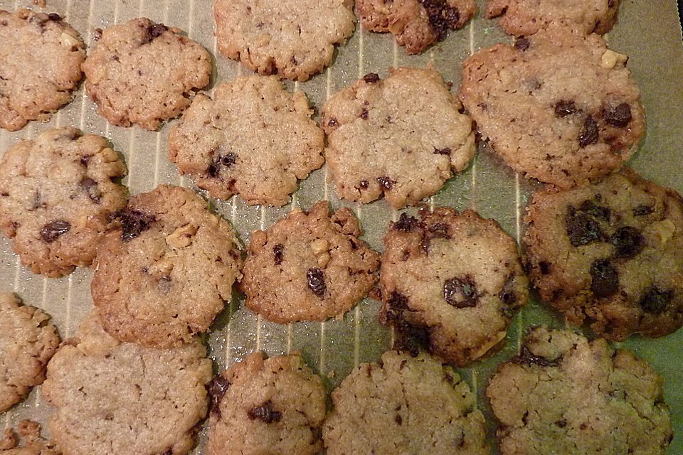 Vegane Chocolate Chip Cookies