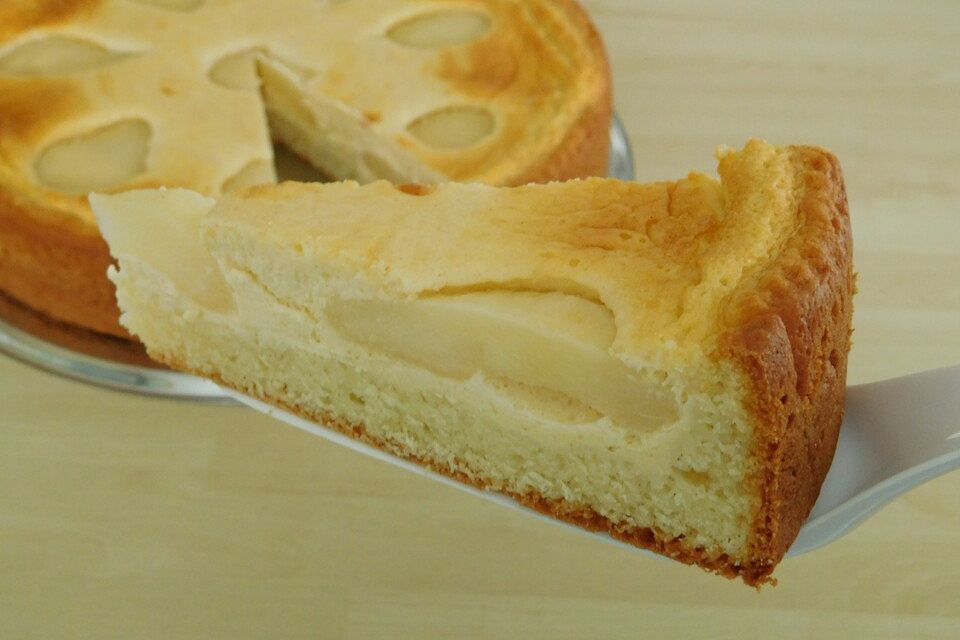 Birnen-Käsekuchen