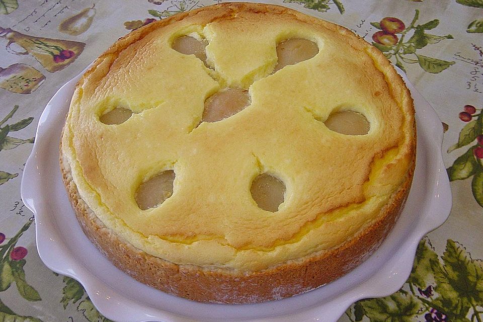 Birnen-Käsekuchen