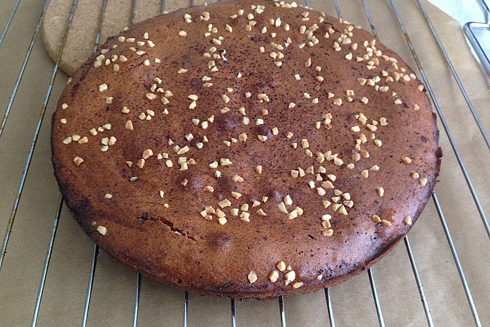 Einfacher Kuchen mit Schokostückchen