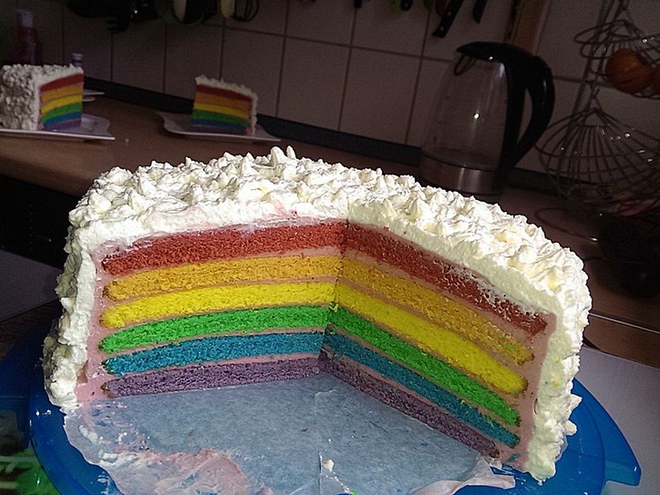 Regenbogen-Torte von Jasemon| Chefkoch