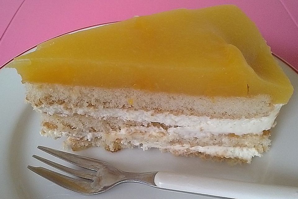 Saftige Quark-Sahne-Torte