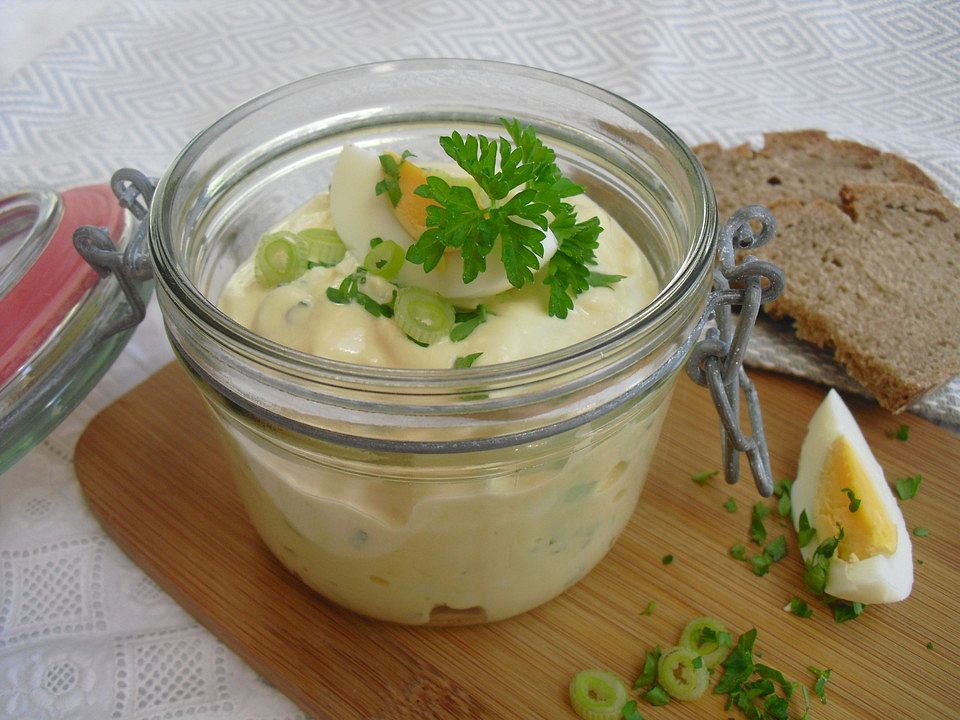 Eiersalat ohne Mayo, leicht von Syllaalex| Chefkoch
