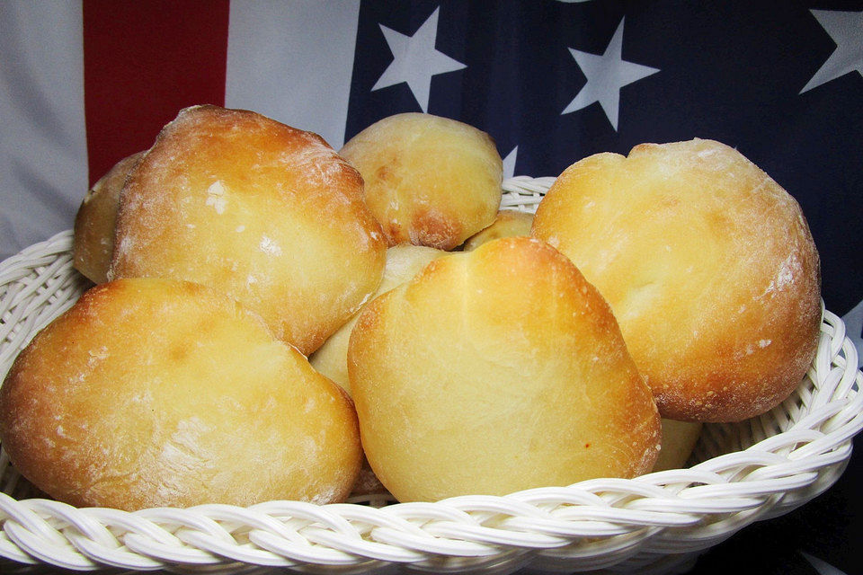 Authentische amerikanische Hamburger Buns