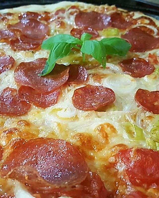 Pizza Salami-Mozzarella