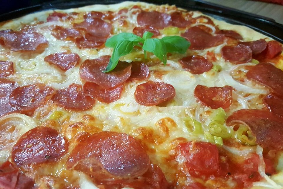 Pizza Salami-Mozzarella