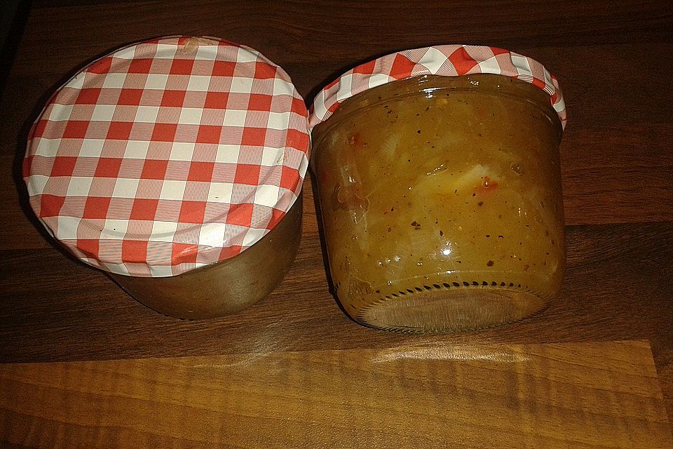 Rosinenkinds feuriges Apfelchutney