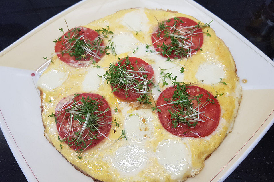 Tomaten-Mozzarella-Omelette