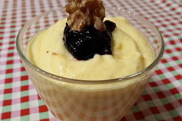 Vanillepudding aus Sojamilch, ohne Ei