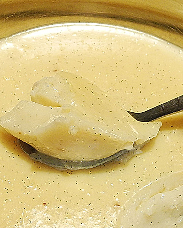 Vanillepudding aus Sojamilch, ohne Ei