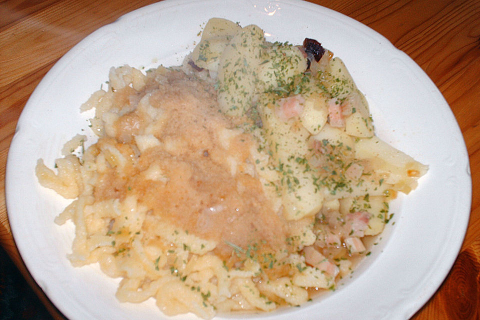 Kartoffelschnitz mit Spätzle