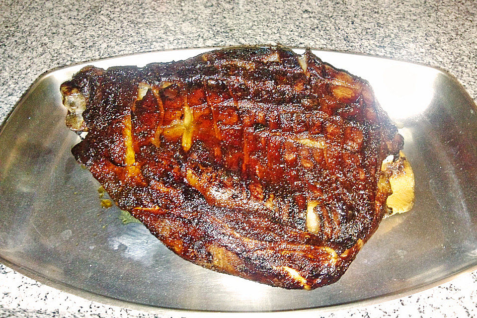 Pulled Pork, zarter Schweinebraten aus dem Ofen - fast original, nur ohne Grill