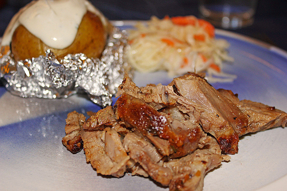 Pulled Pork, zarter Schweinebraten aus dem Ofen - fast original, nur ohne Grill