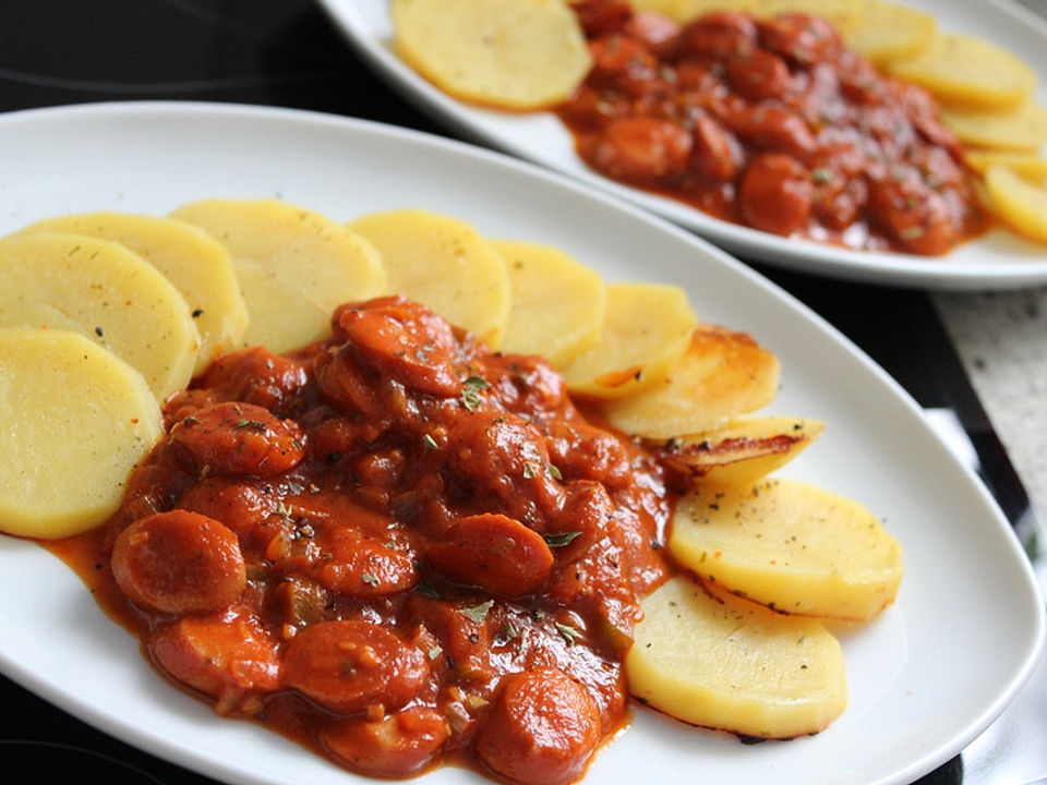 Schnelle Tomatensoße mit Würstchen von SKLSmart | Chefkoch