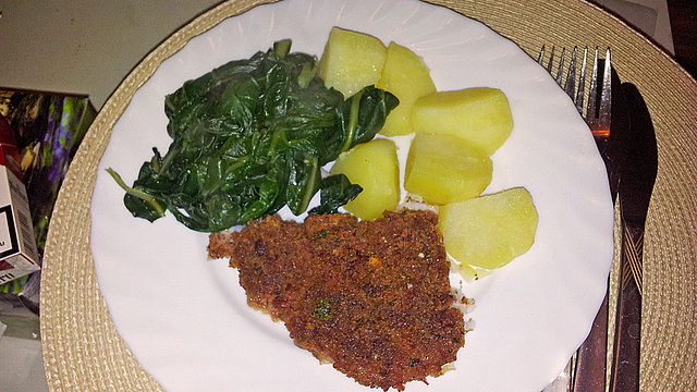 Zander mit Chorizo-Kräuterkruste von Finntina