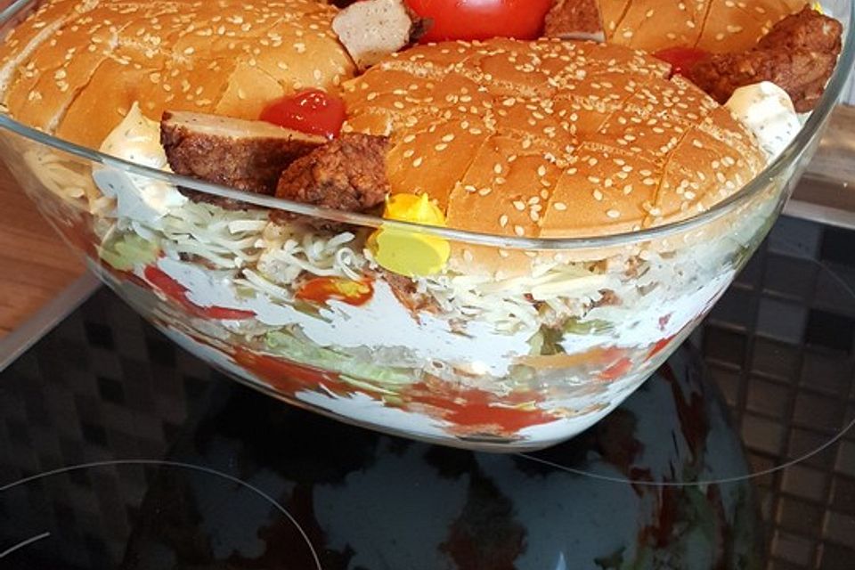 Burger-Salat