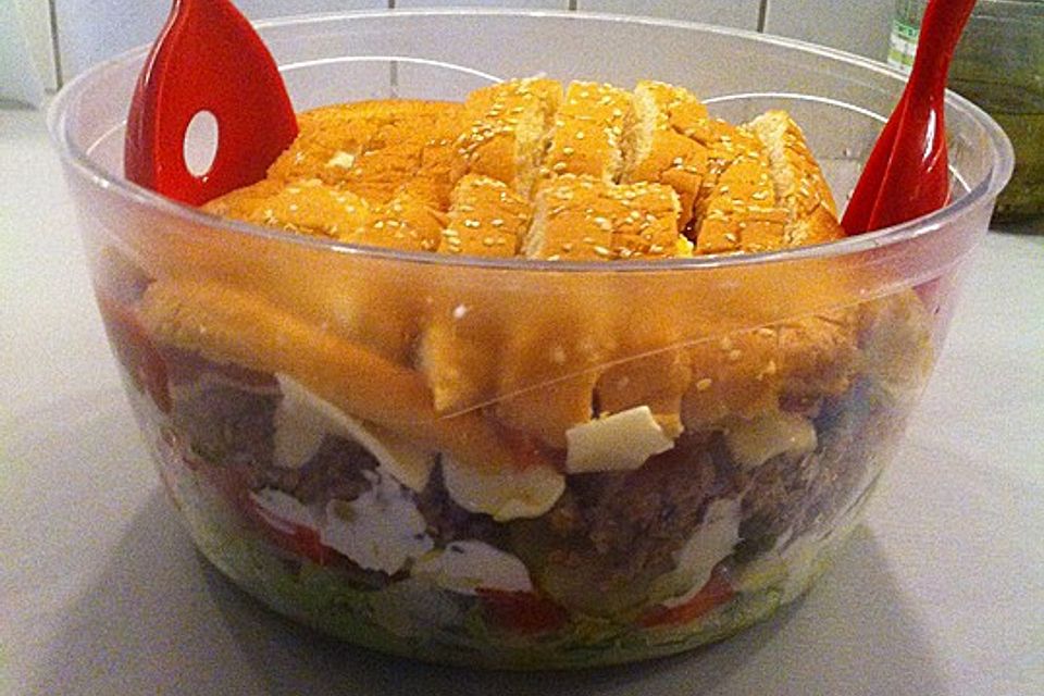 Burger-Salat