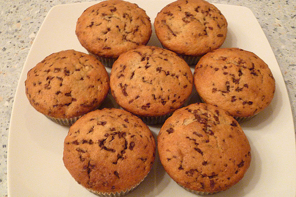 Schoko-Bananenmuffins