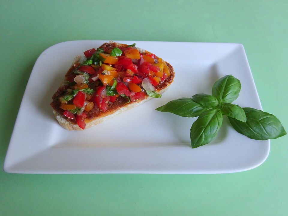 Bruschetta mit Pesto rosso von Larissita Chefkoch