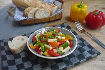 Paprika - Käse - Salat