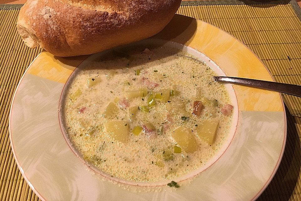 Porree-Kartoffel-Suppe