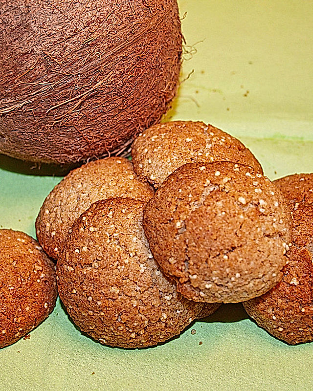 Kokos-Amaranth-Plätzchen