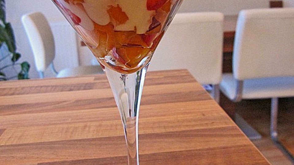 Mojito-Joghurt auf Obstsalat von Hobbyköchin_RJ