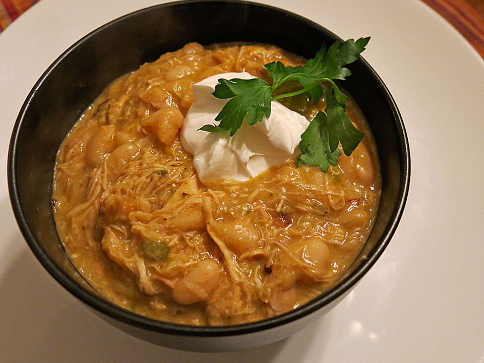 Weißes Chili mit Huhn von kziegler| Chefkoch