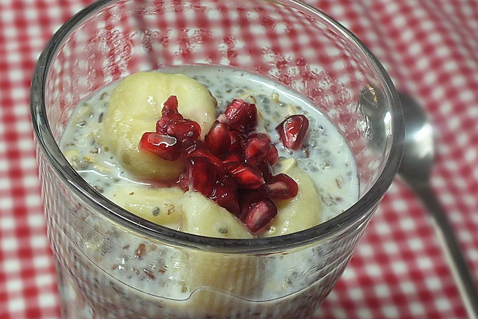 Bananen-Kokos-Porridge