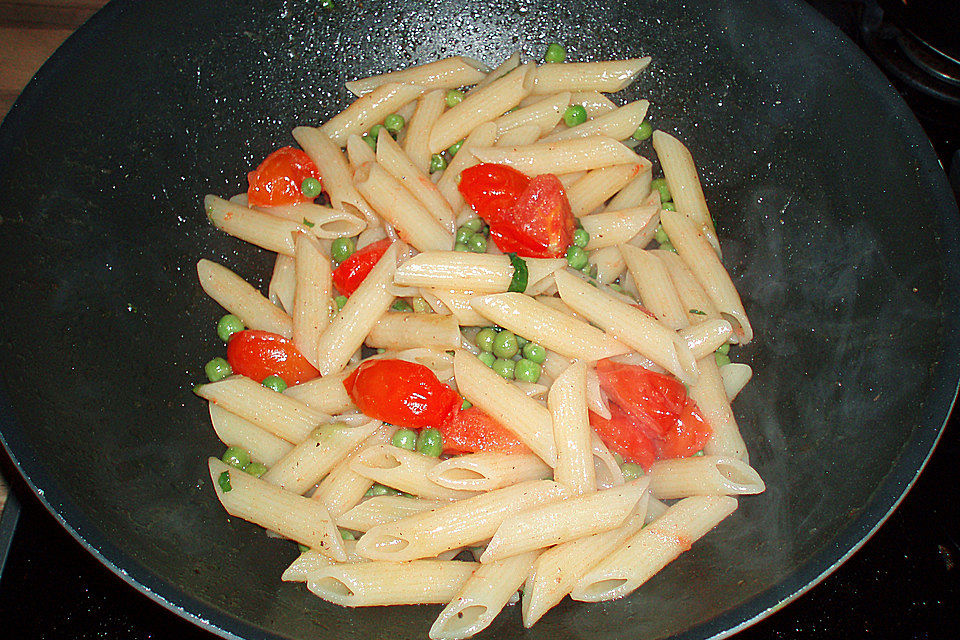 Linguine mit Limetten-Minz-Sauce