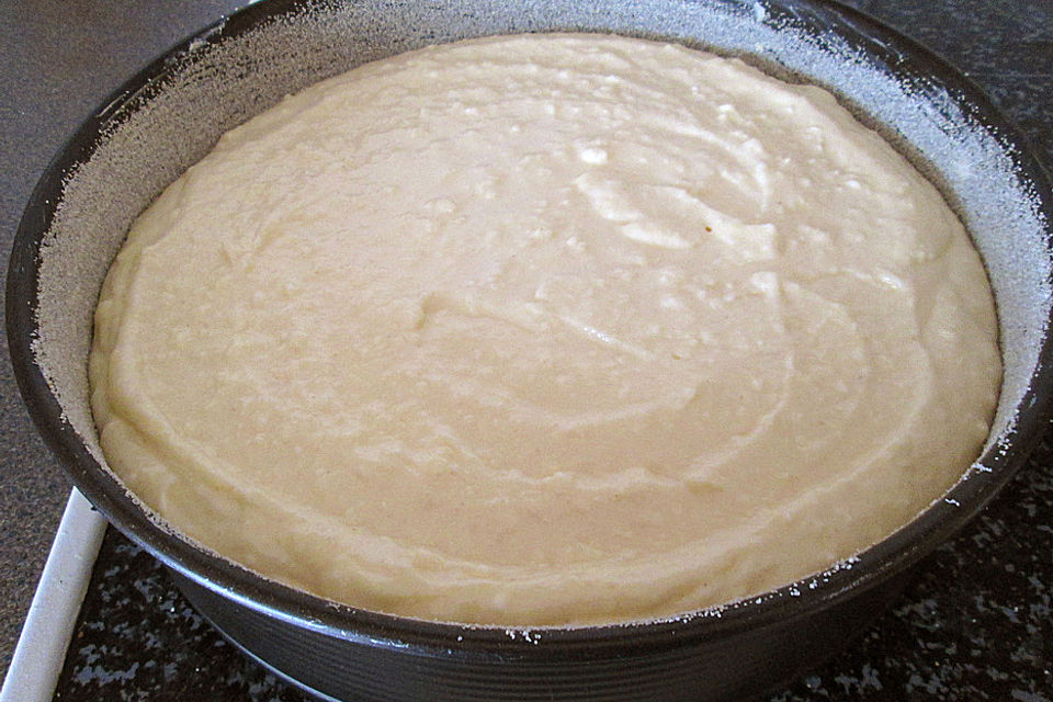 Käsekuchen für die Springform