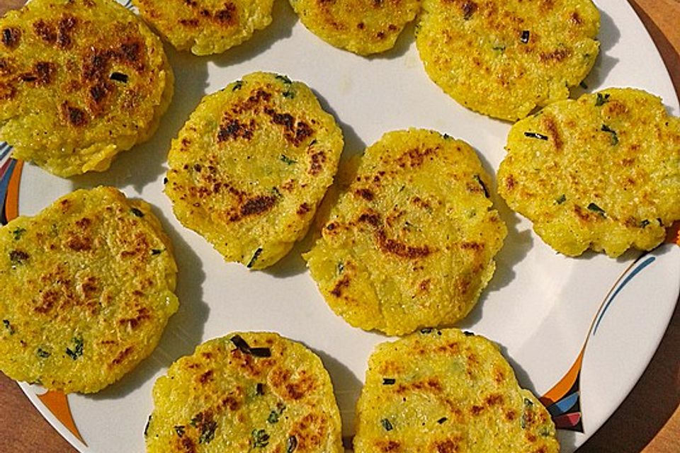 Kartoffel-Polenta-Taler Kartoffel-Polenta-Taler
