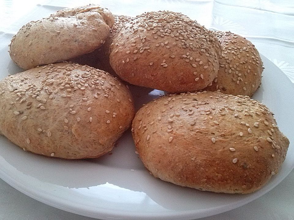 Amerikanische VollkornHamburger Buns von sukeyhamburg17 Chefkoch