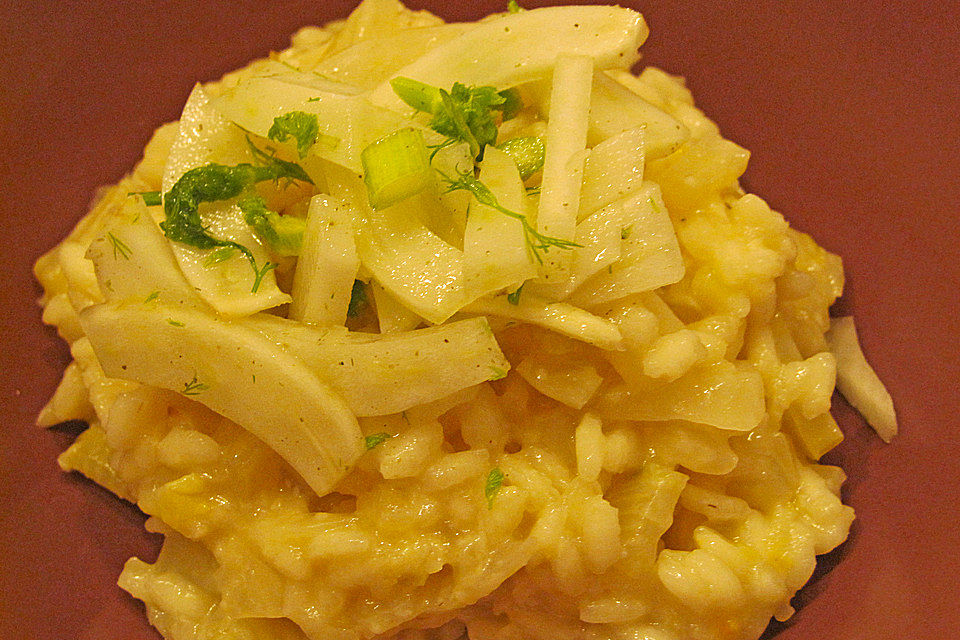 Fenchel-Weißwein-Risotto