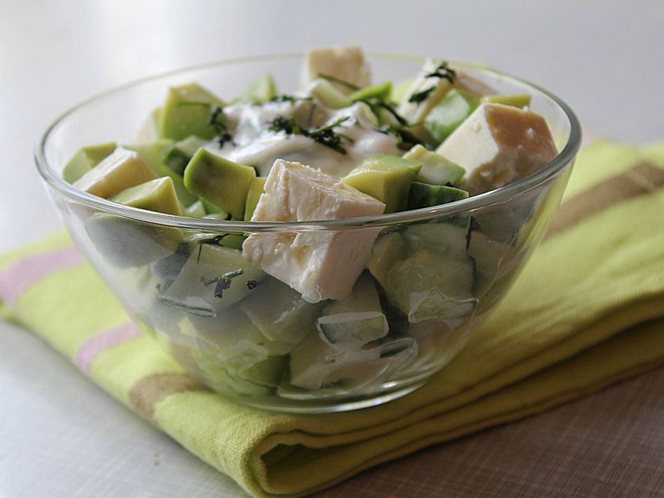 Avocado-Gurken-Feta-Salat von shingoo| Chefkoch