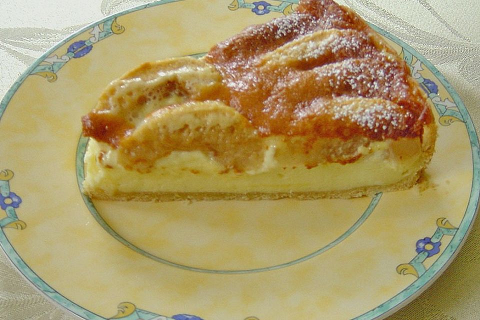 Apfelkäsekuchen