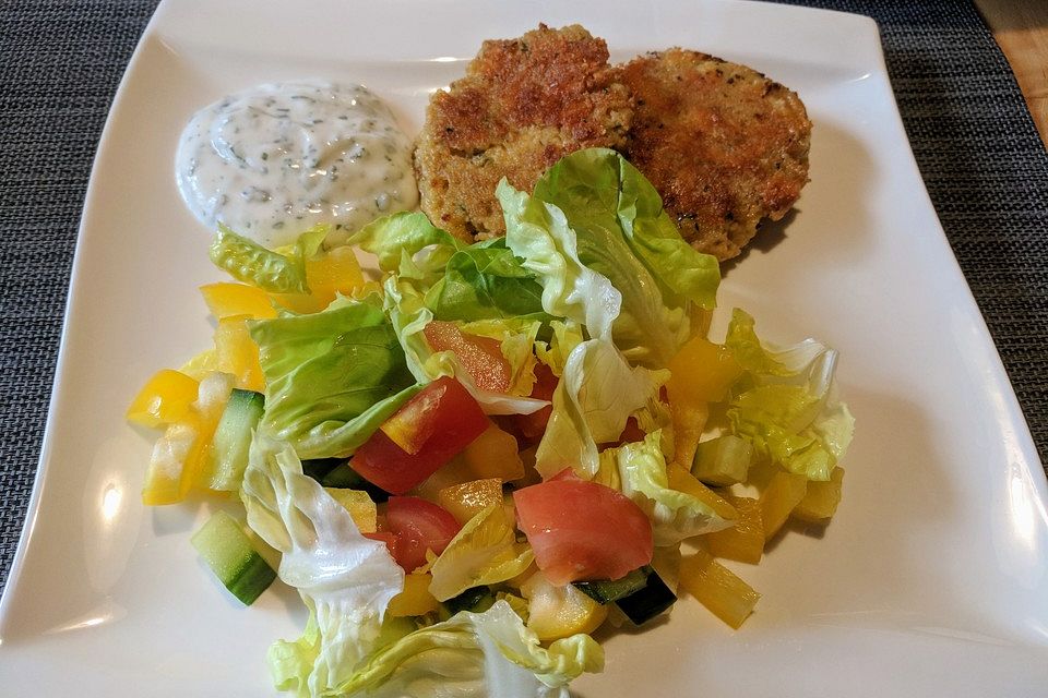 Couscous-Bratlinge mit Käse Couscous-Bratlinge mit Käse
