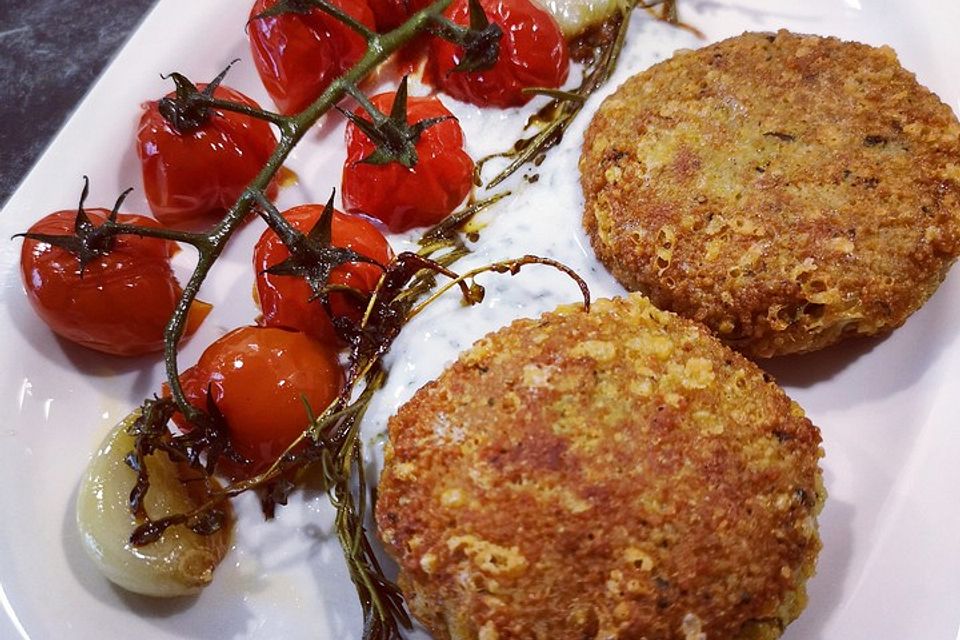 Couscous-Bratlinge mit Käse Couscous-Bratlinge mit Käse