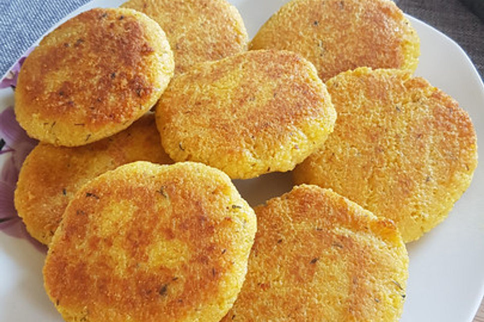 Couscous-Bratlinge mit Käse Couscous-Bratlinge mit Käse