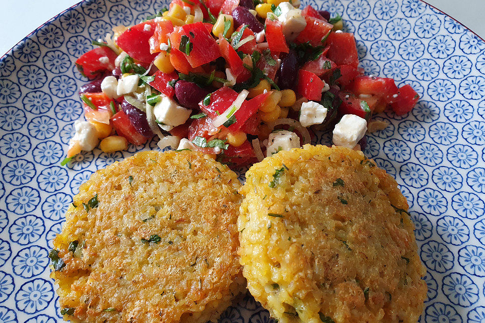 Couscous-Bratlinge mit Käse Couscous-Bratlinge mit Käse