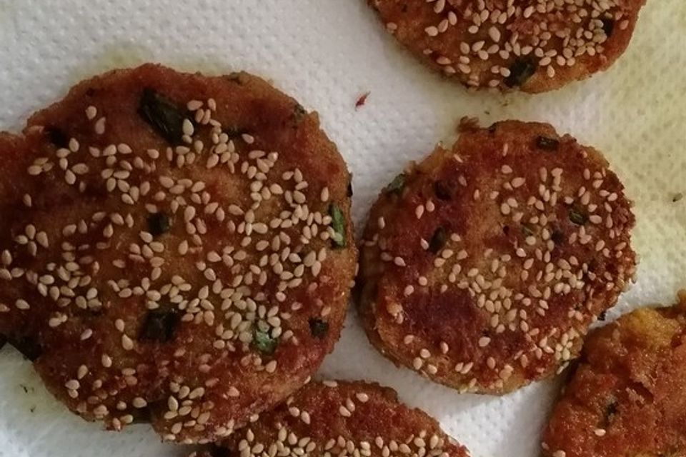 Couscous-Bratlinge mit Käse Couscous-Bratlinge mit Käse
