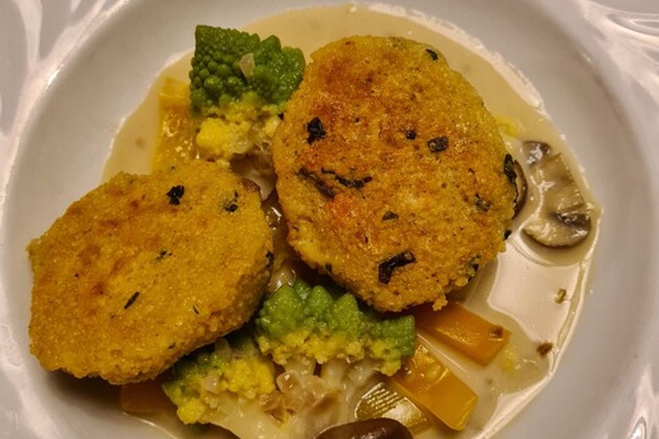 Couscous-Bratlinge mit Käse Couscous-Bratlinge mit Käse