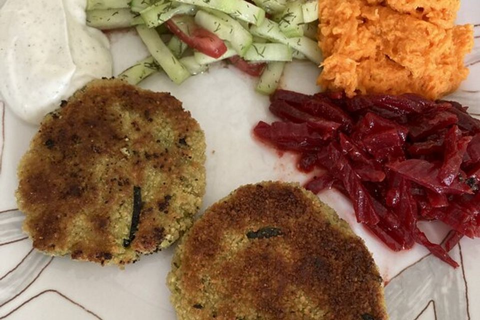 Couscous-Bratlinge mit Käse Couscous-Bratlinge mit Käse