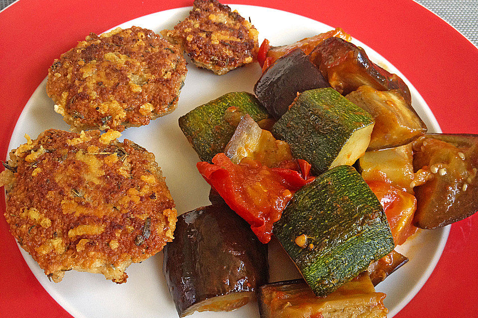 Couscous-Bratlinge mit Käse Couscous-Bratlinge mit Käse