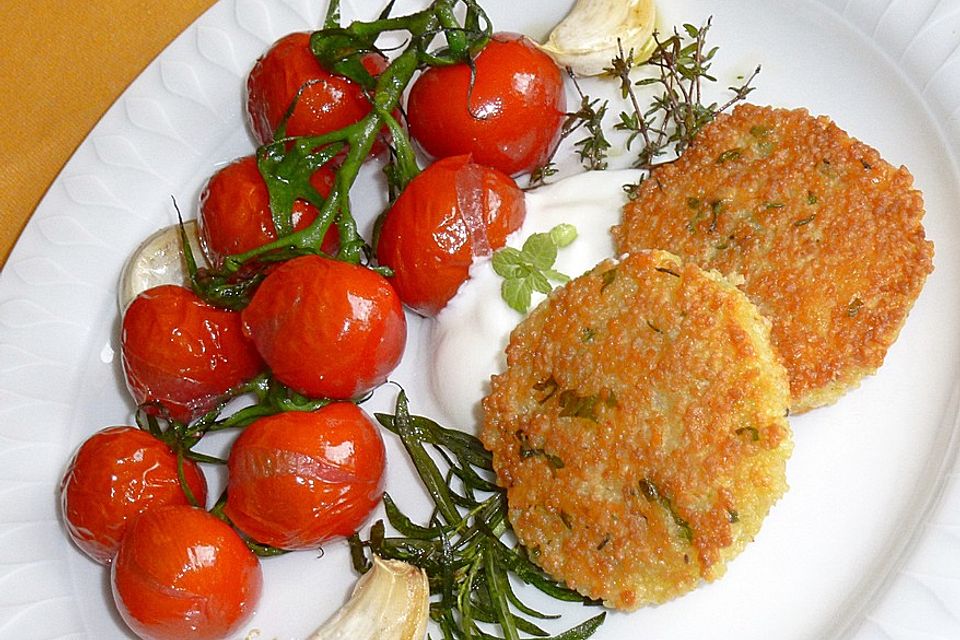 Couscous-Bratlinge mit Käse Couscous-Bratlinge mit Käse