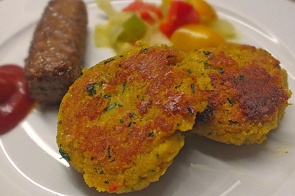 Couscous-Bratlinge mit Käse Couscous-Bratlinge mit Käse