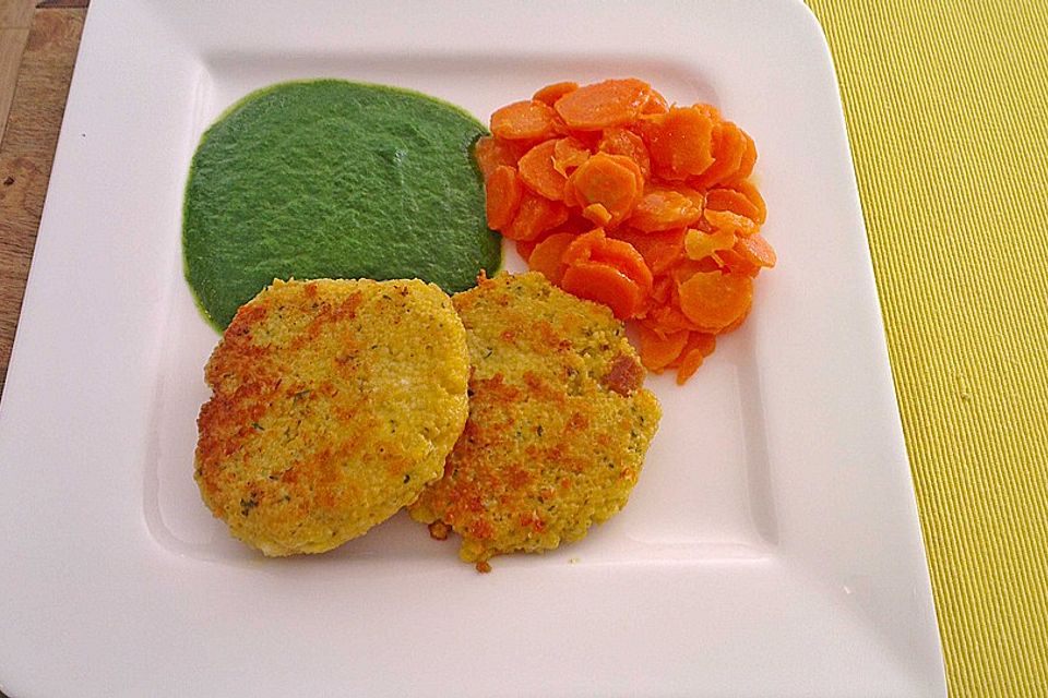 Couscous-Bratlinge mit Käse Couscous-Bratlinge mit Käse