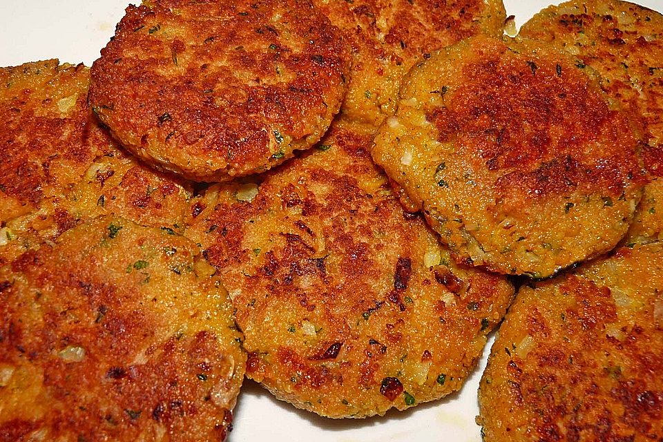 Couscous-Bratlinge mit Käse Couscous-Bratlinge mit Käse