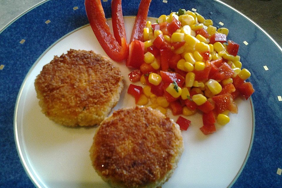 Couscous-Bratlinge mit Käse Couscous-Bratlinge mit Käse